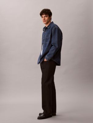 Мужские топы Calvin Klein Denim Allover Monogram 90s Overshirt — фото 3