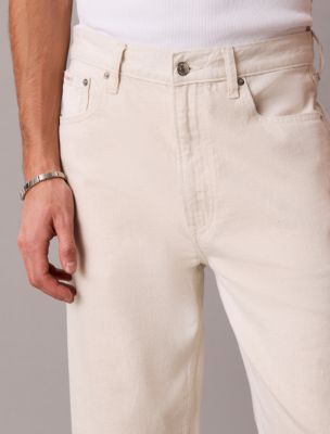 Мужские джинсы Calvin Klein Baggy Linen Blend Jeans — фото 2