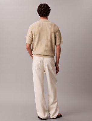 Мужские джинсы Calvin Klein Baggy Linen Blend Jeans — фото 5