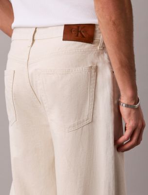Мужские джинсы Calvin Klein Baggy Linen Blend Jeans — фото 6