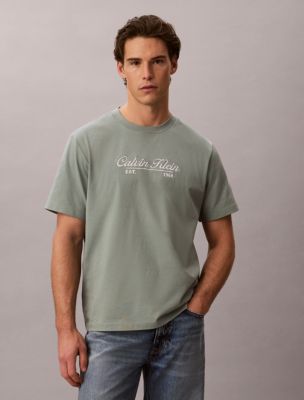 Cursive Logo Graphic Tee, Chinois Green