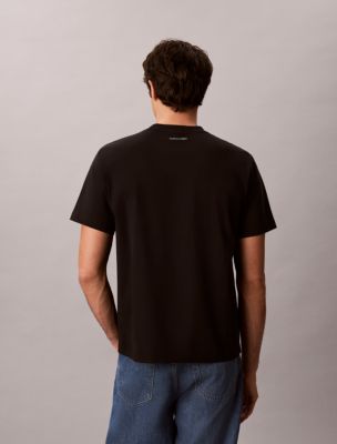 Мужские футболки Calvin Klein Cursive Logo Graphic Tee — фото 4