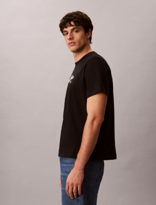 Мужские футболки Calvin Klein Cursive Logo Graphic Tee — фото 5