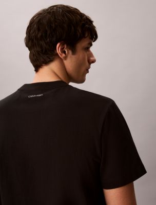 Мужские футболки Calvin Klein Cursive Logo Graphic Tee — фото 6