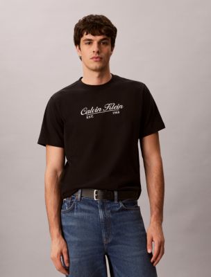 Cursive Logo Graphic Tee, Black