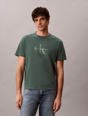 Acid Wash Monologo Tee, Mallard Green