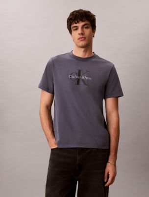 Acid Wash Monologo Tee, Blue Nomad