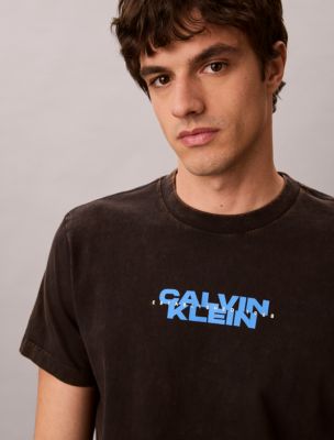 Мужские футболки Calvin Klein Washed Compact Logo Graphic Classic T-Shirt — фото 4