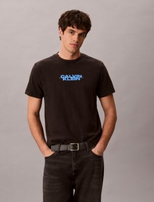 Washed Compact Logo Graphic Classic T-Shirt, Black