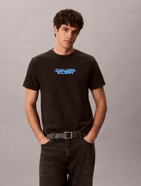 Мужские футболки Calvin Klein Washed Compact Logo Graphic Classic T-Shirt