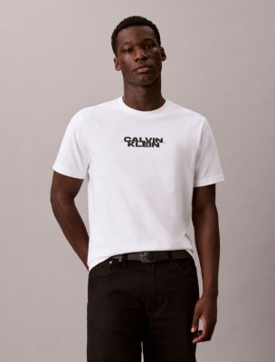 Washed Compact Logo Graphic Classic T-Shirt, Bright White