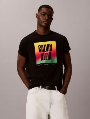 Мужские футболки Calvin Klein Pride Logo Block Easy Tee — фото 6