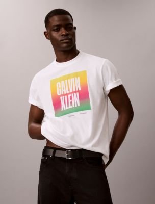 Pride Logo Block Easy Tee from Calvin Klein - $49