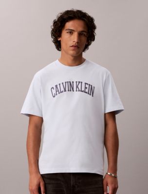 Varsity Calvin Klein Logo Tee, Plein Air