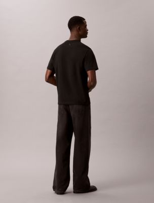 Мужские футболки Calvin Klein Embroidered Calligraphy Easy Tee — фото 4