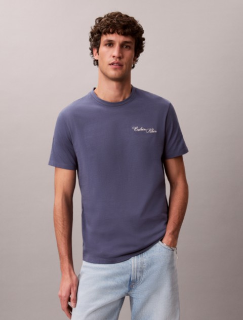 Мужские футболки Calvin Klein Embroidered Calligraphy Easy Tee