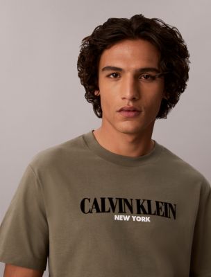 Мужские футболки Calvin Klein Bold CKNY Logo Graphic Tee — фото 5