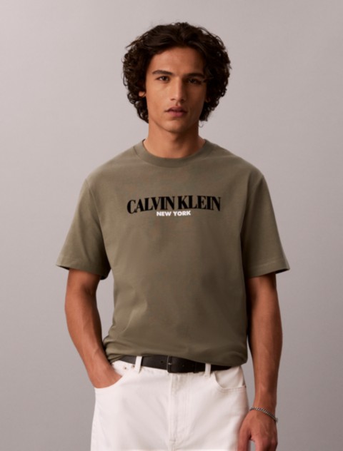 Мужские футболки Calvin Klein Bold CKNY Logo Graphic Tee