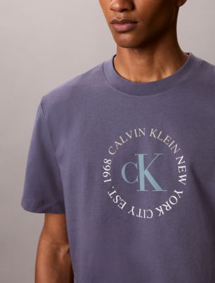 Мужские футболки Calvin Klein Circle Logo Monogram Graphic Tee — фото 2