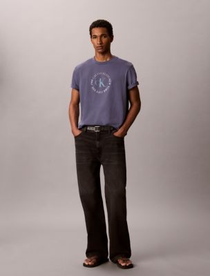 Мужские футболки Calvin Klein Circle Logo Monogram Graphic Tee — фото 3