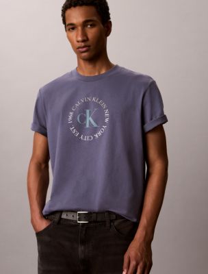Мужские футболки Calvin Klein Circle Logo Monogram Graphic Tee — фото 5