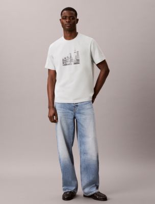 Мужские футболки Calvin Klein NYC Skyline Graphic Tee — фото 3