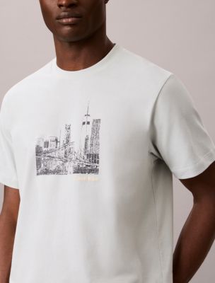 Мужские футболки Calvin Klein NYC Skyline Graphic Tee — фото 5