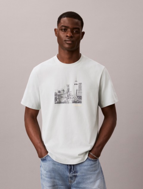 Мужские футболки Calvin Klein NYC Skyline Graphic Tee