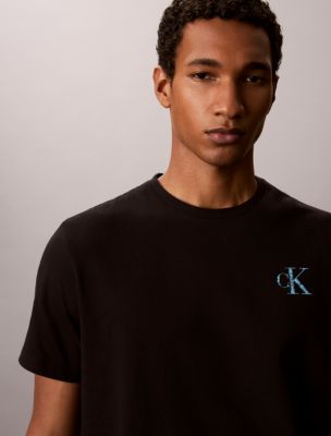 Мужские футболки Calvin Klein Brushstroke Monologo Graphic Tee — фото 3