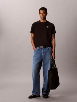 Мужские футболки Calvin Klein Brushstroke Monologo Graphic Tee — фото 4