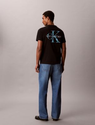 Мужские футболки Calvin Klein Brushstroke Monologo Graphic Tee — фото 5