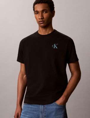 Мужские футболки Calvin Klein Brushstroke Monologo Graphic Tee — фото 6