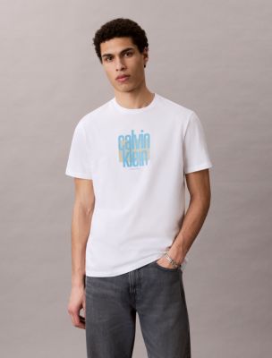 Modern Calvin Klein Graphic Logo Tee, Bright White