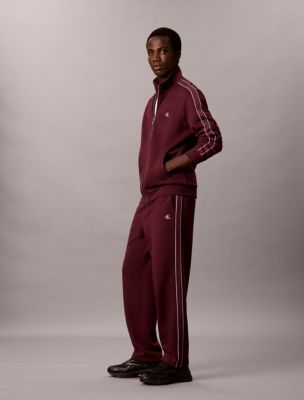 Logo Tape Fleece Sweatpants, Winetasting