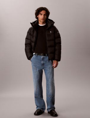 Мужской свитер Calvin Klein Fleece Embossed Crewneck, цвет: Чёрный — фото 2