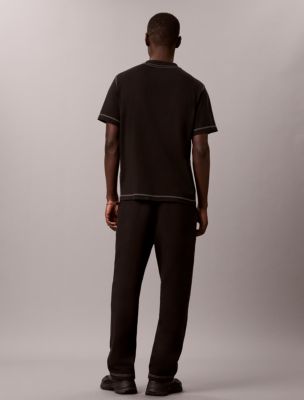 Мужские брюки Calvin Klein Stitch Arch Logo Graphic Sweatpants — фото 2