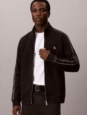 Мужские куртки Calvin Klein Logo Tape Full Zip Jacket — фото 5