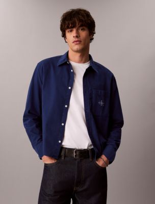 90s Washed Oxford Shirt, Estate Blue