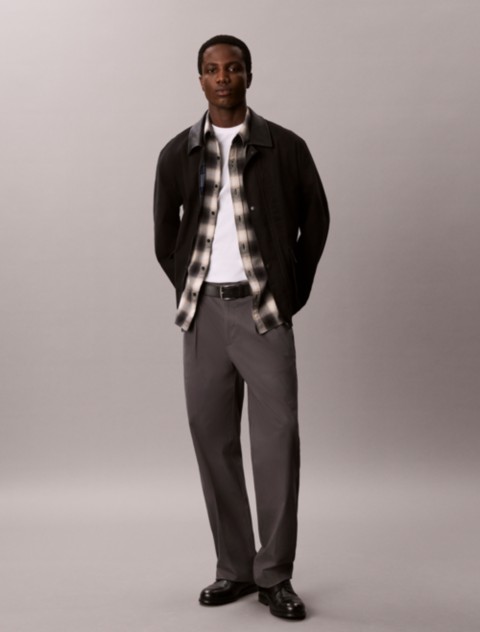 Мужские рубашки Calvin Klein Plaid Flannel Classic Shirt