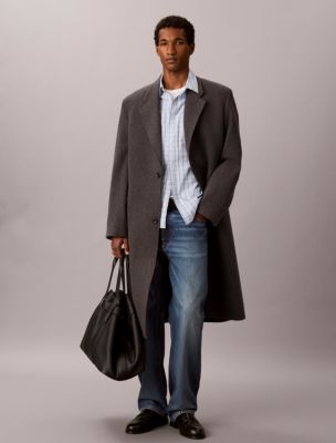 Мужские рубашки Calvin Klein Windowpane Washed Poplin Button-Down Shirt — фото 2