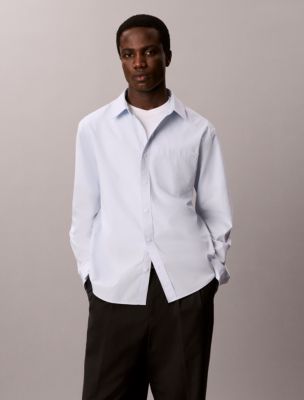 Washed Poplin Button-Down Shirt, Plein Air
