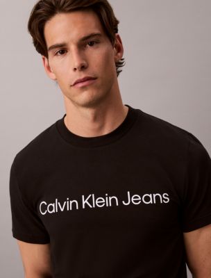 Мужские футболки Calvin Klein Slim Stretch Calvin Klein Logo Tee — фото 3