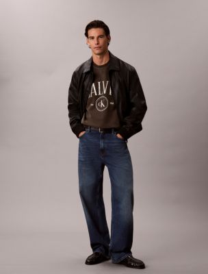 Мужские худи Calvin Klein Terry Logo Graphic Relaxed Sweatshirt — фото 3