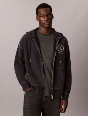 Premium French Terry Hoodie, Dark Sapphire