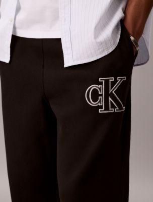 Мужские брюки Calvin Klein Double Knit Wide Leg Pants — фото 4
