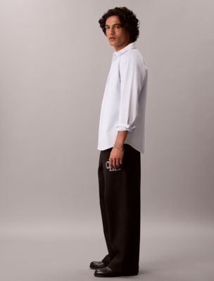 Мужские брюки Calvin Klein Double Knit Wide Leg Pants — фото 5