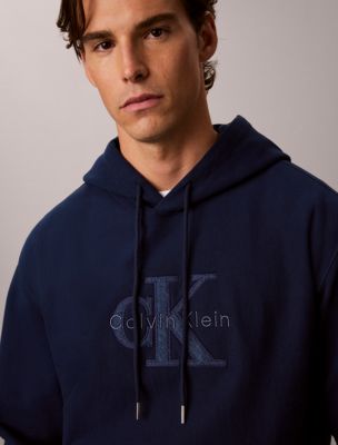 Мужские худи Calvin Klein Premium Terry Denim Monologo — фото 3