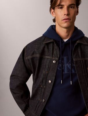 Мужские худи Calvin Klein Premium Terry Denim Monologo — фото 5