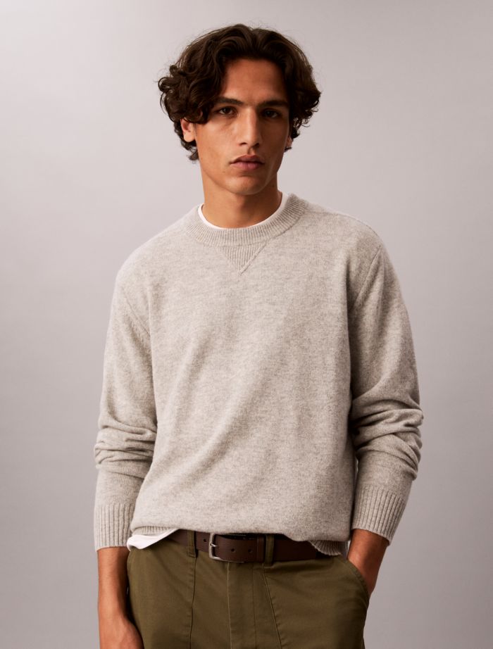Merino Wool Crewneck Sweater