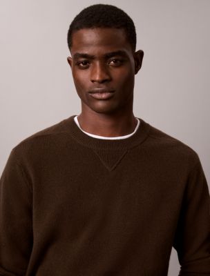 Мужские свитеры Calvin Klein Merino Wool Crewneck Sweater — фото 3